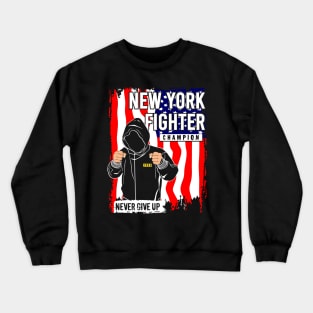 New York city Fighter Champion Crewneck Sweatshirt